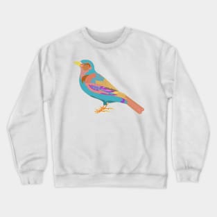 Lark Colorful Songbird Bird Crewneck Sweatshirt